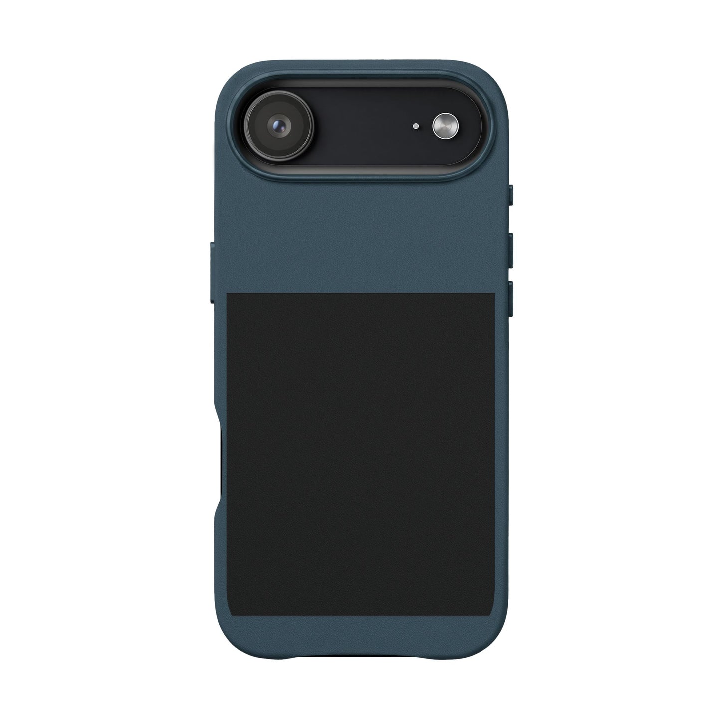 Engravable PU Leather Phone Case — Custom Minimalist Protective Cover