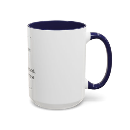 Accent Coffee Mug — Customizable Two-Tone 11/15oz Ceramic Mug