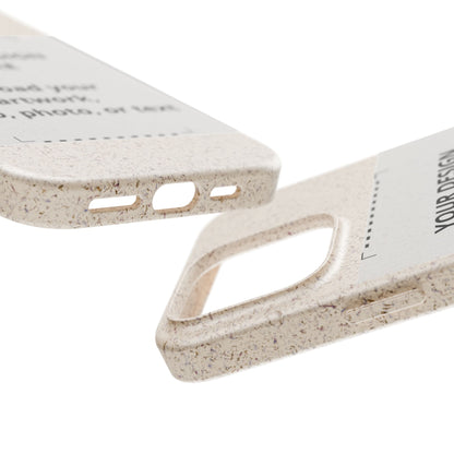 Biodegradable Custom Phone Case — Eco-Friendly Personalized iPhone Cover