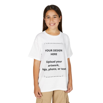 Youth T-Shirt — Customizable Youth DryBlend Tee (Upload Your Design)