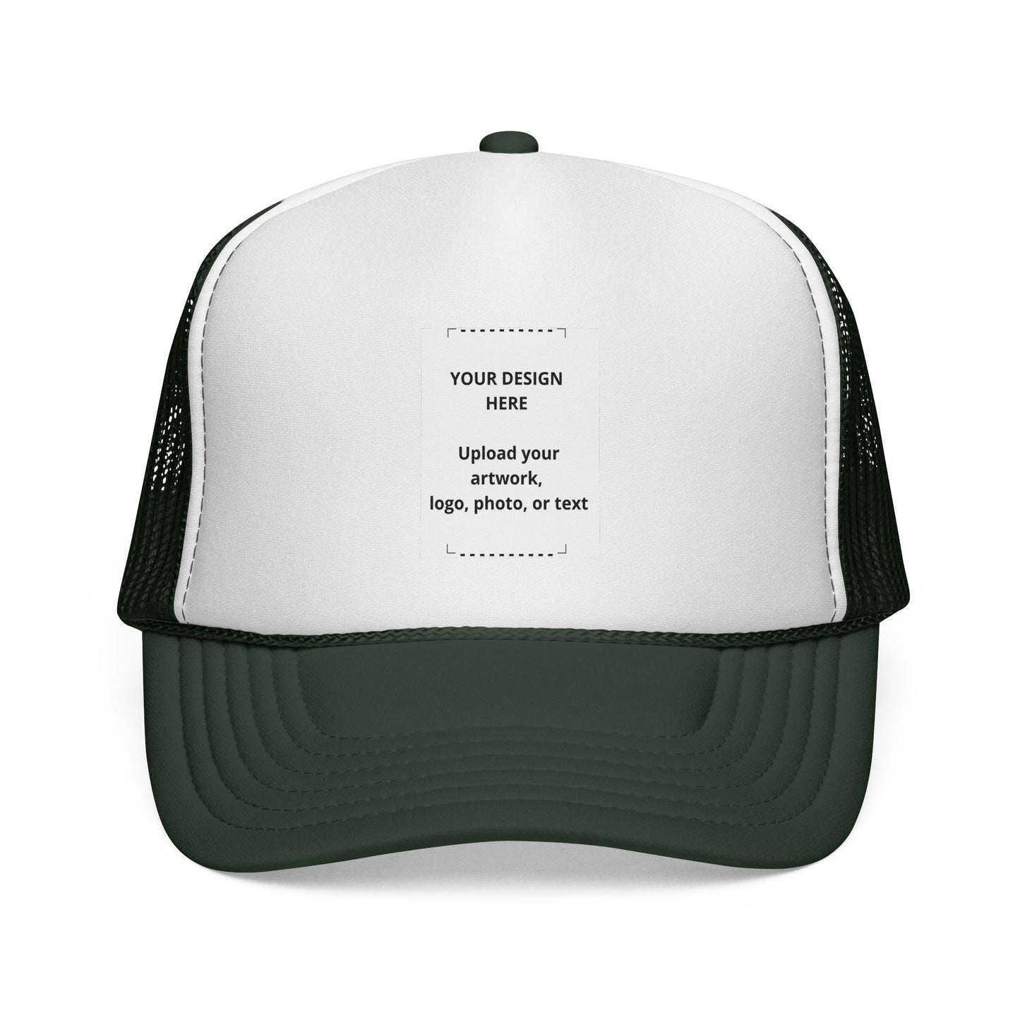 Custom Trucker Cap - Personalized Mesh Snapback Hat for Logos & Photos
