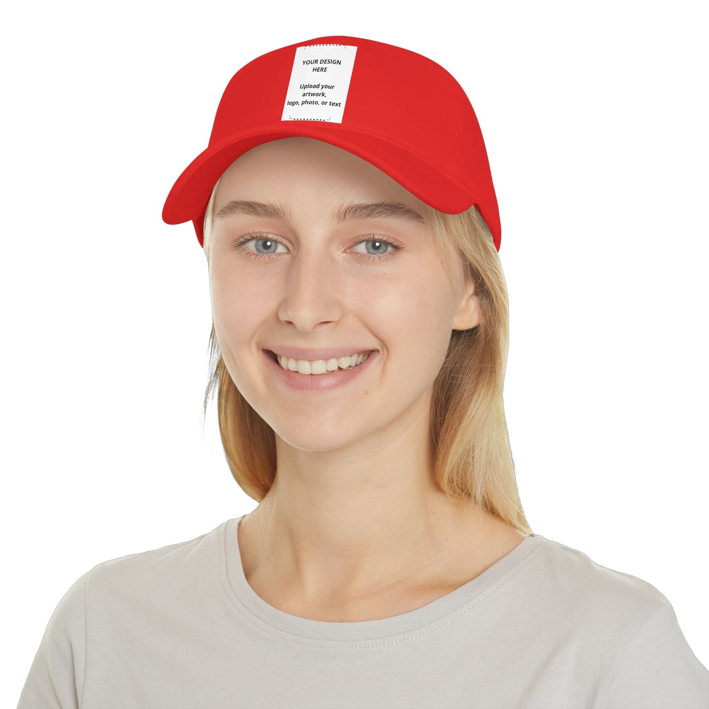 Custom Low Profile Baseball Cap — Personalized Embroidered Patch Hat
