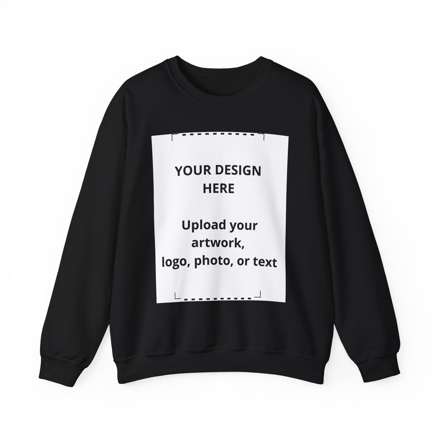 Crewneck Sweatshirt — Customizable Blank Design Template