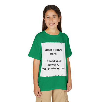 Youth T-Shirt — Customizable Youth DryBlend Tee (Upload Your Design)