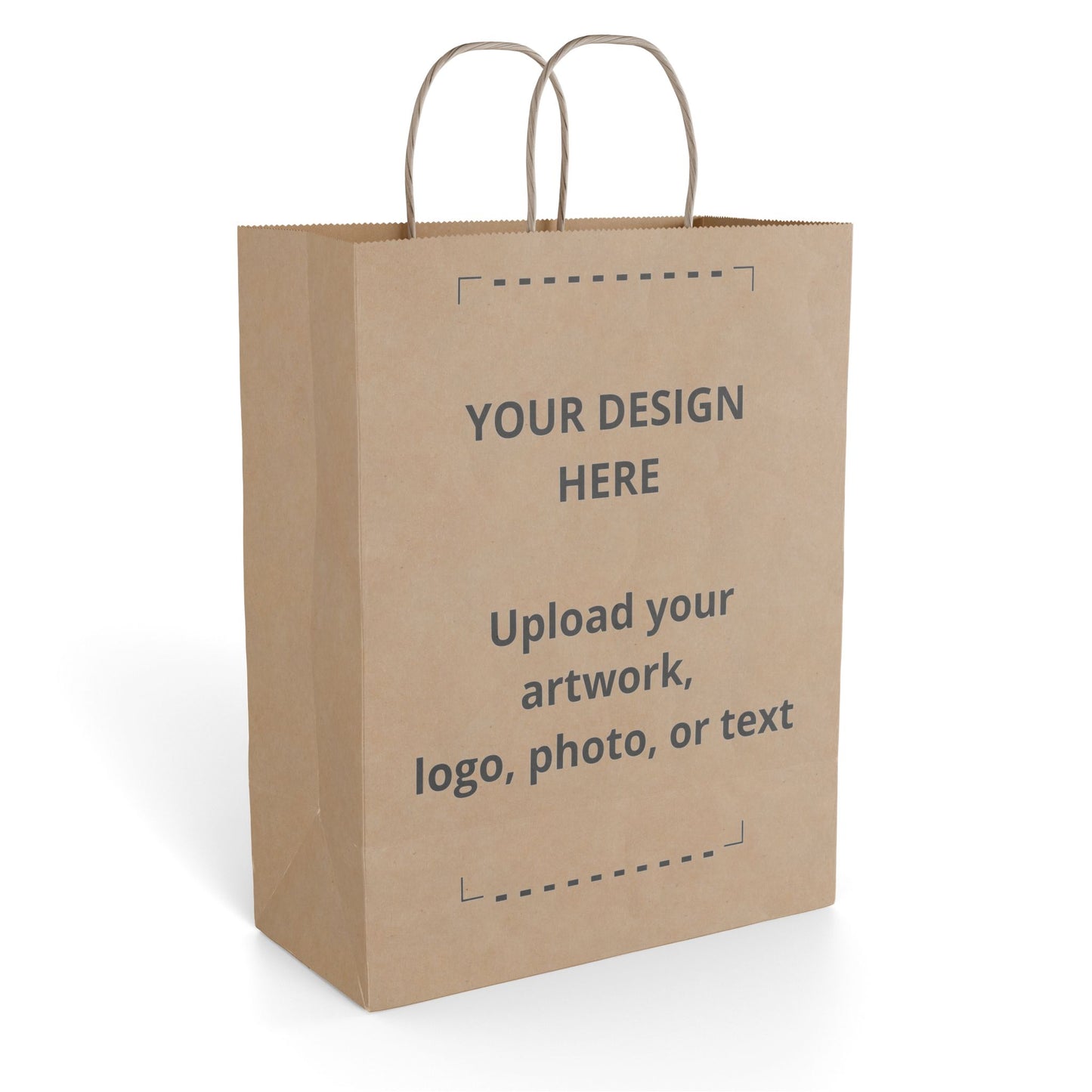 Custom Paper Gift Bag — Personalized Logo & Photo Tote for Events, Retail, Weddings
