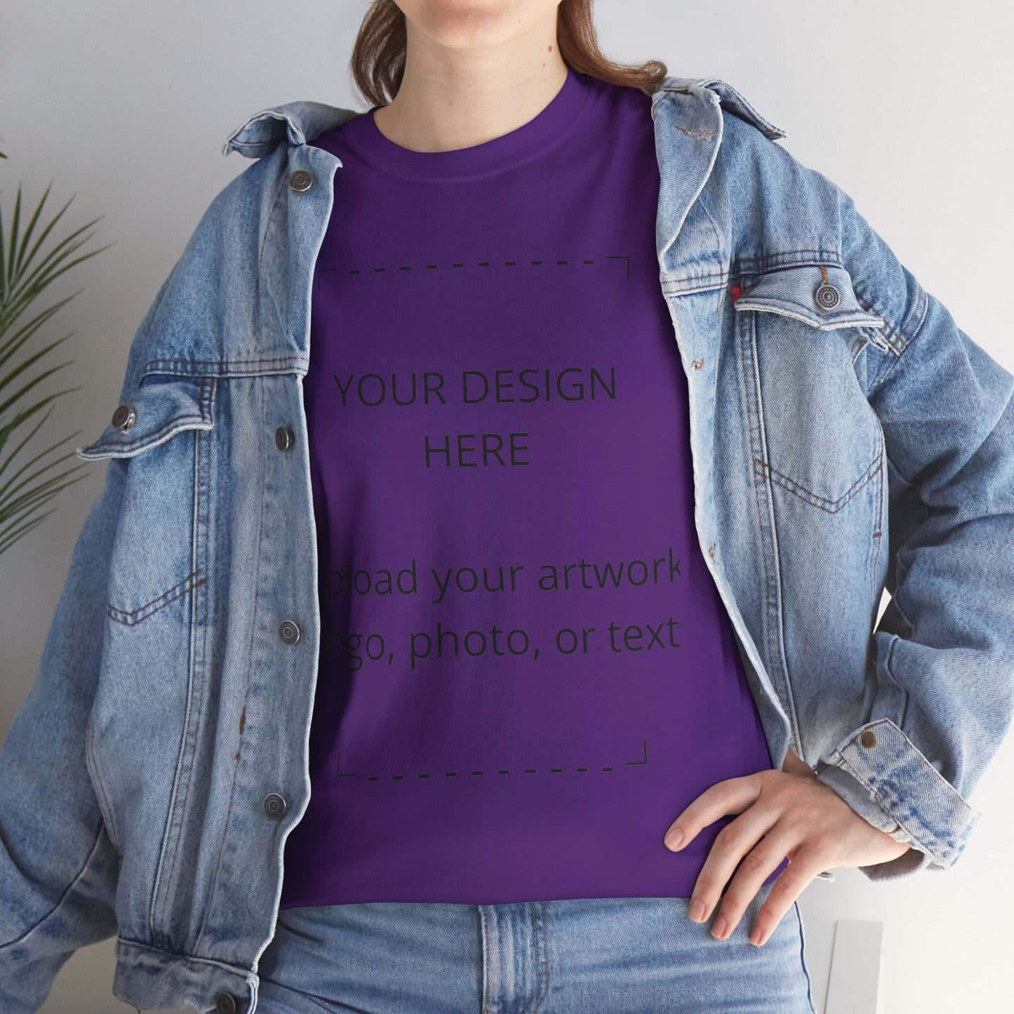 Customizable T‑Shirt — Upload Your Artwork, Logo or Text