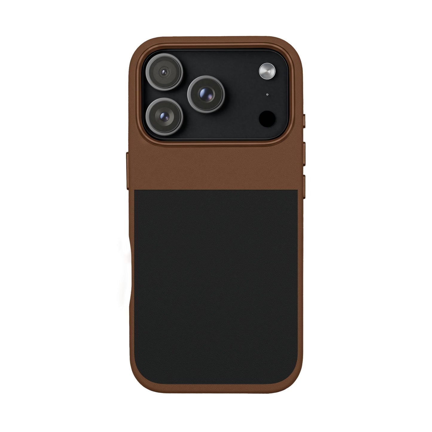 Engravable PU Leather Phone Case — Custom Minimalist Protective Cover