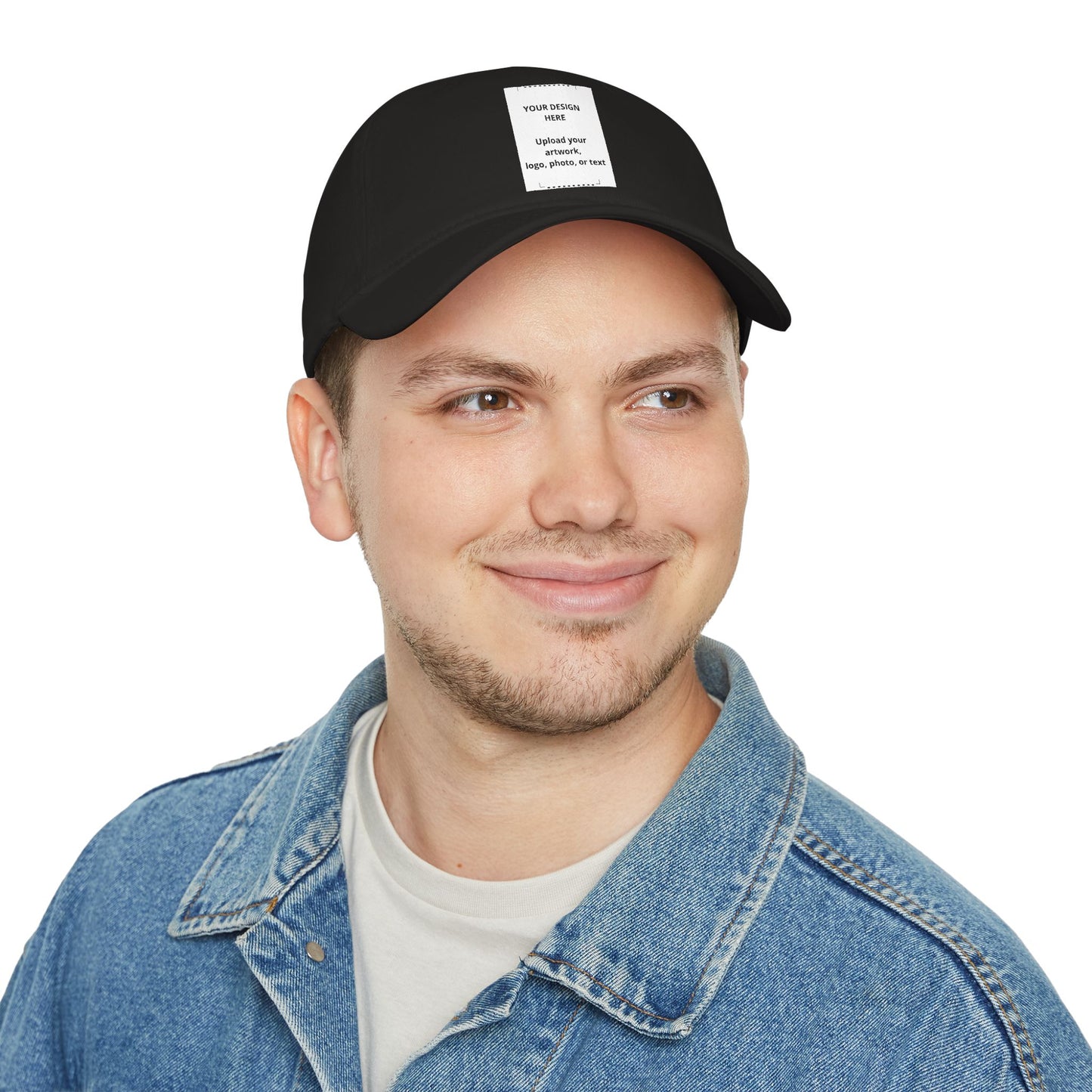 Custom Low Profile Baseball Cap — Personalized Embroidered Patch Hat