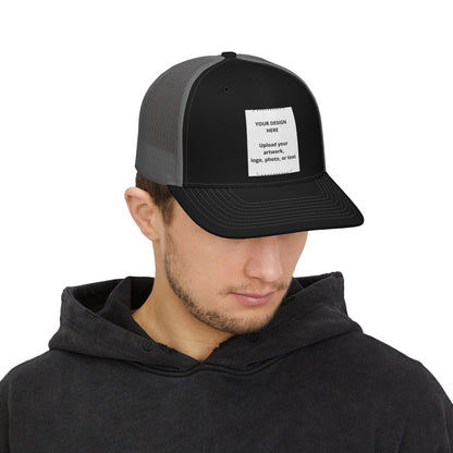 Custom Trucker Snapback Cap — Personalized Mesh Baseball Hat