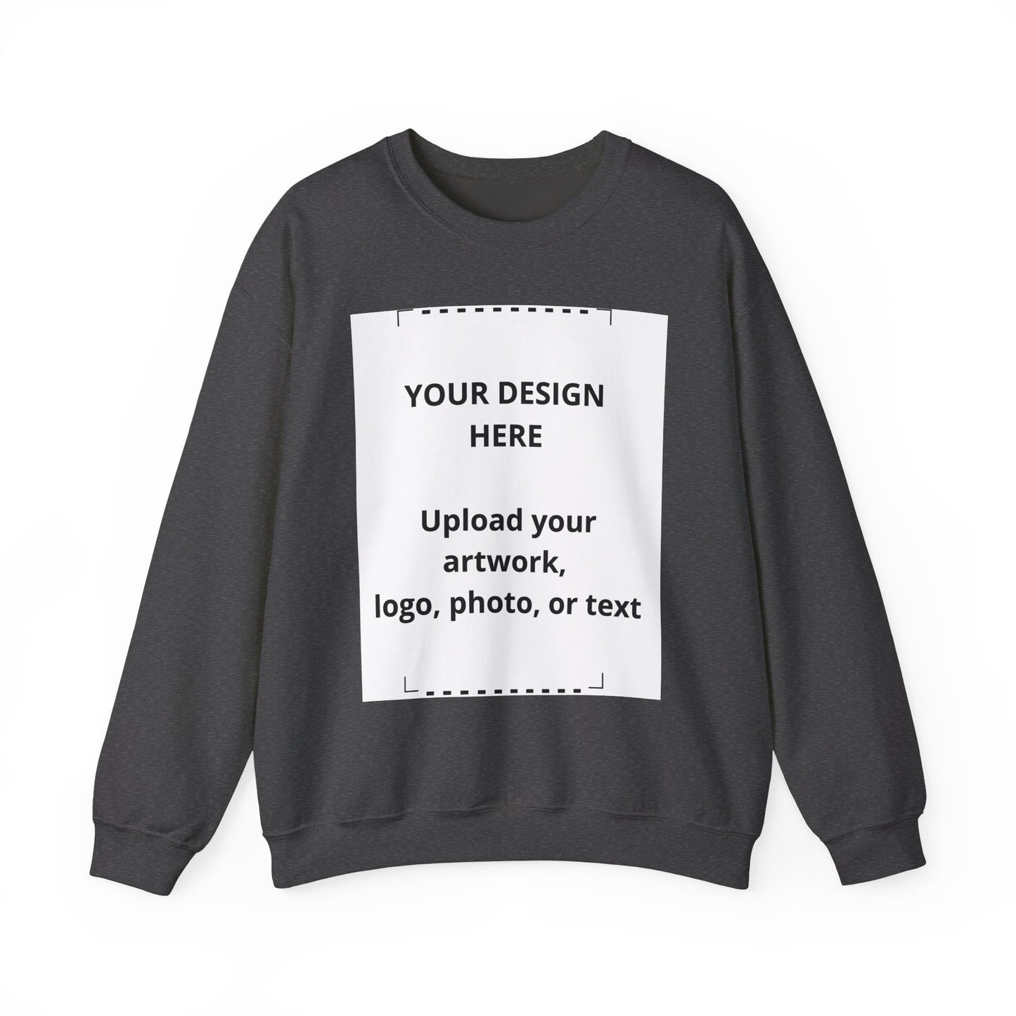 Crewneck Sweatshirt — Customizable Blank Design Template