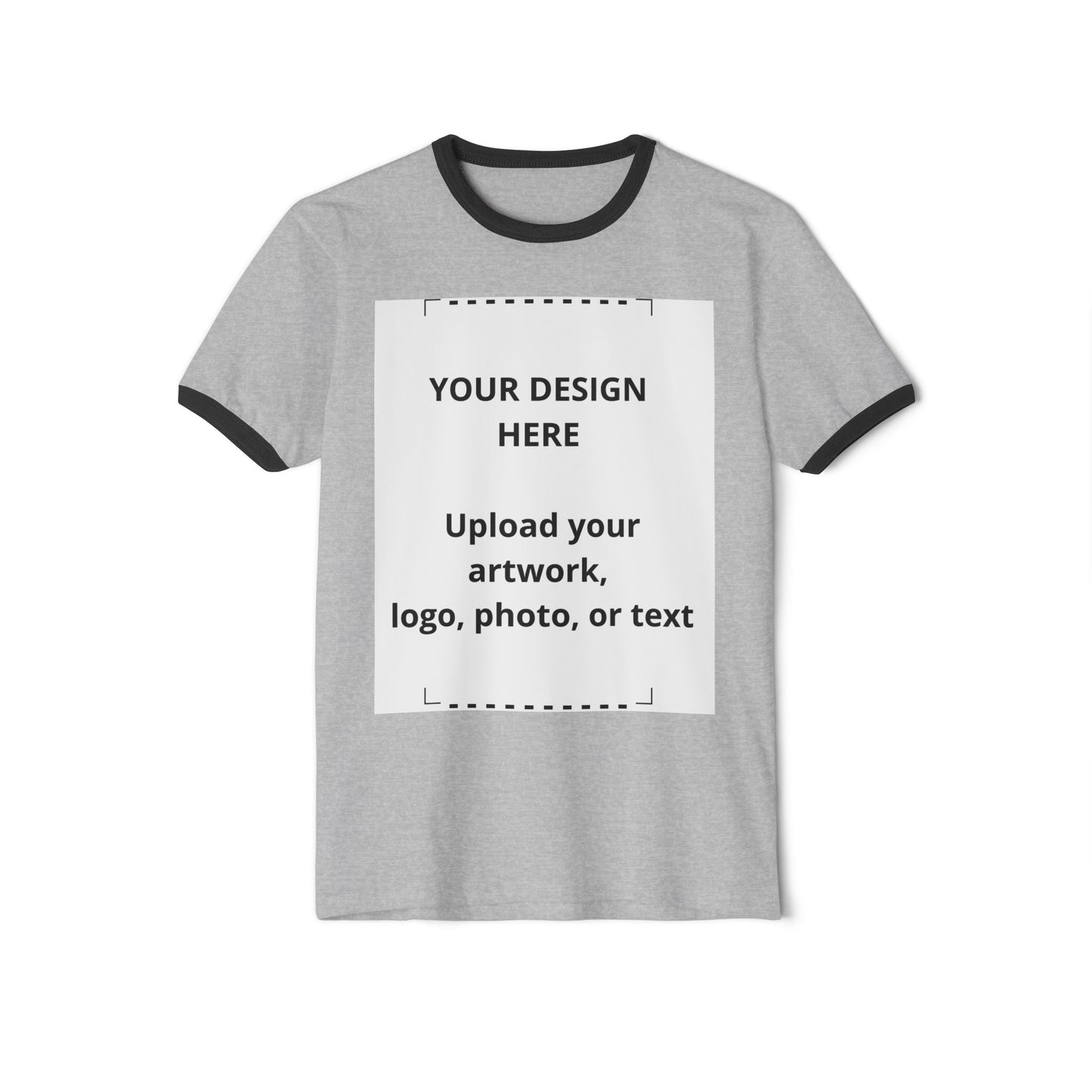 Retro Ringer T-Shirt — Customizable Vintage Style Tee