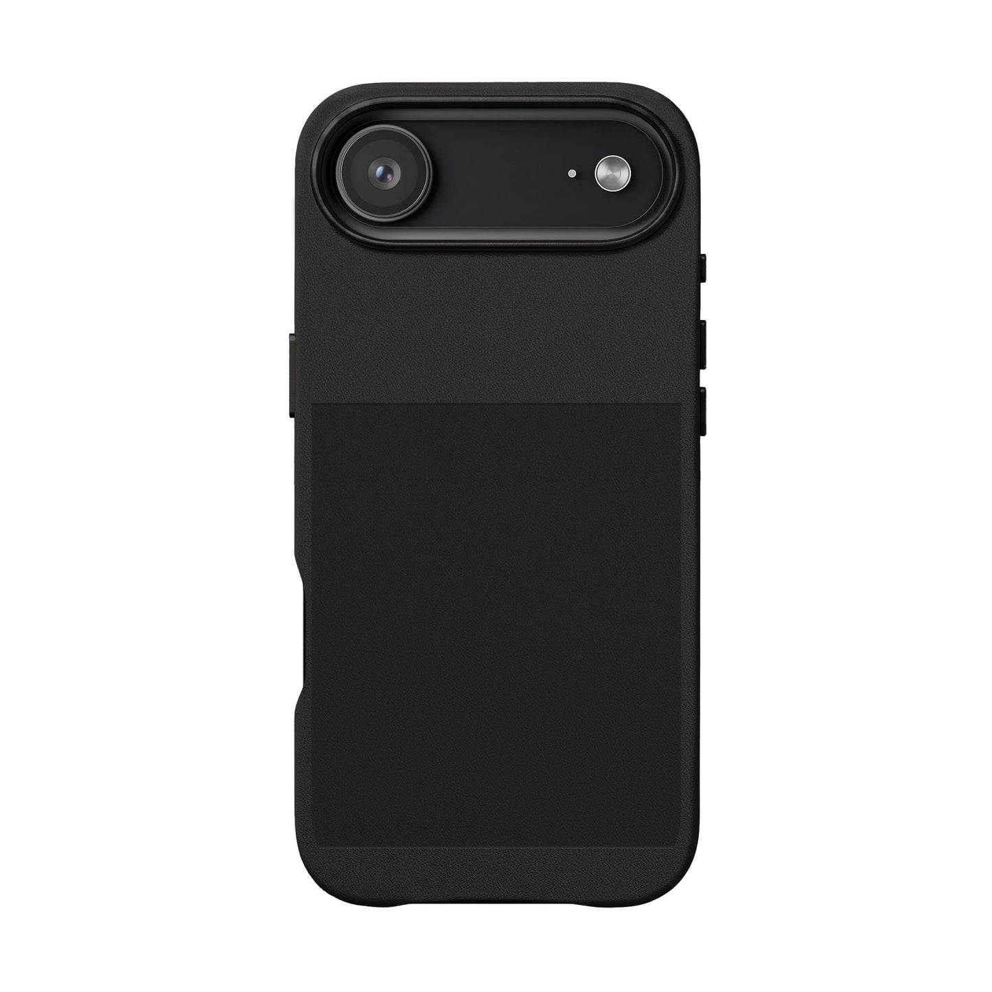 Engravable PU Leather Phone Case — Custom Minimalist Protective Cover