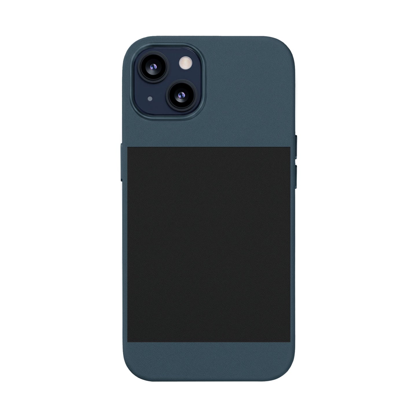 Engravable PU Leather Phone Case — Custom Minimalist Protective Cover