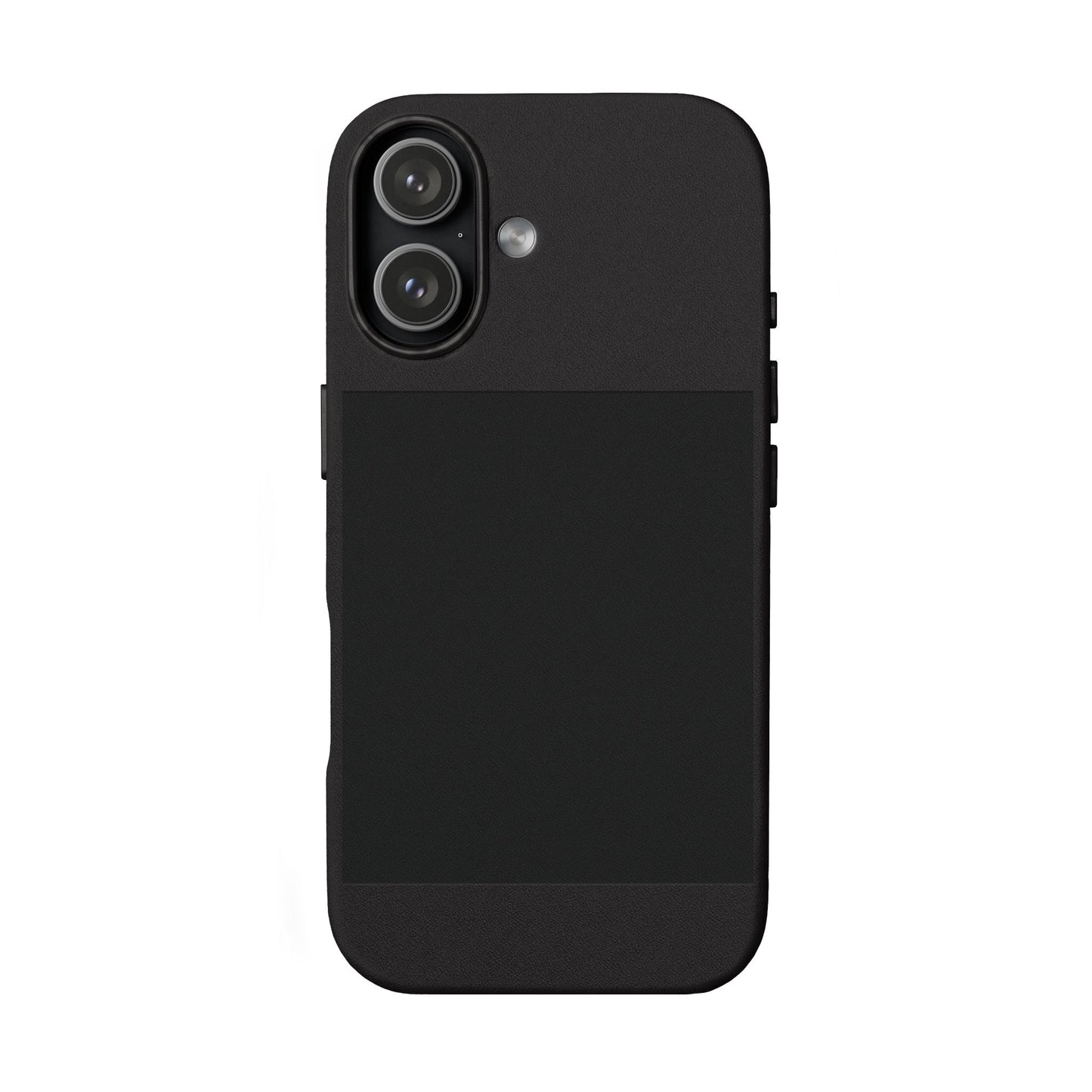 Engravable PU Leather Phone Case — Custom Minimalist Protective Cover