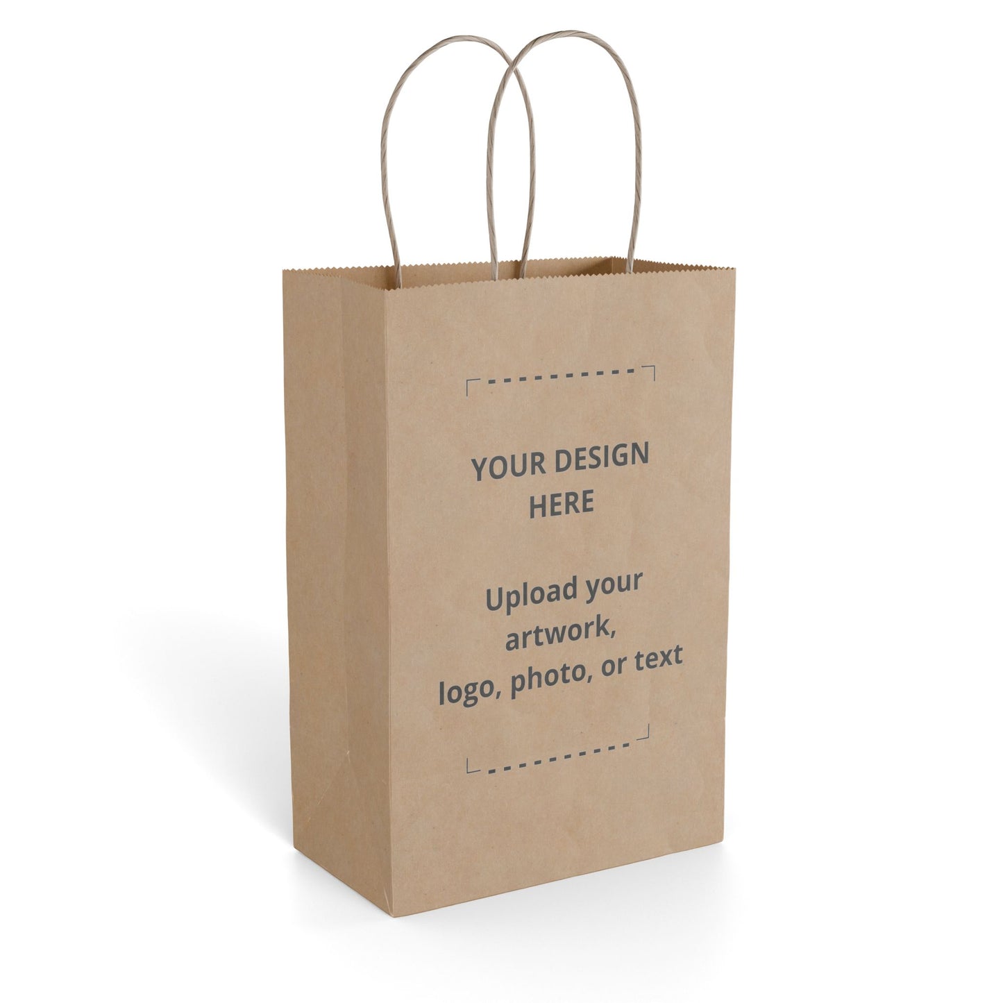 Custom Paper Gift Bag — Personalized Logo & Photo Tote for Events, Retail, Weddings
