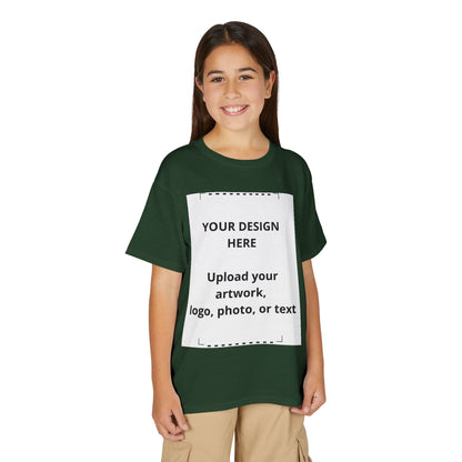 Youth T-Shirt — Customizable Youth DryBlend Tee (Upload Your Design)