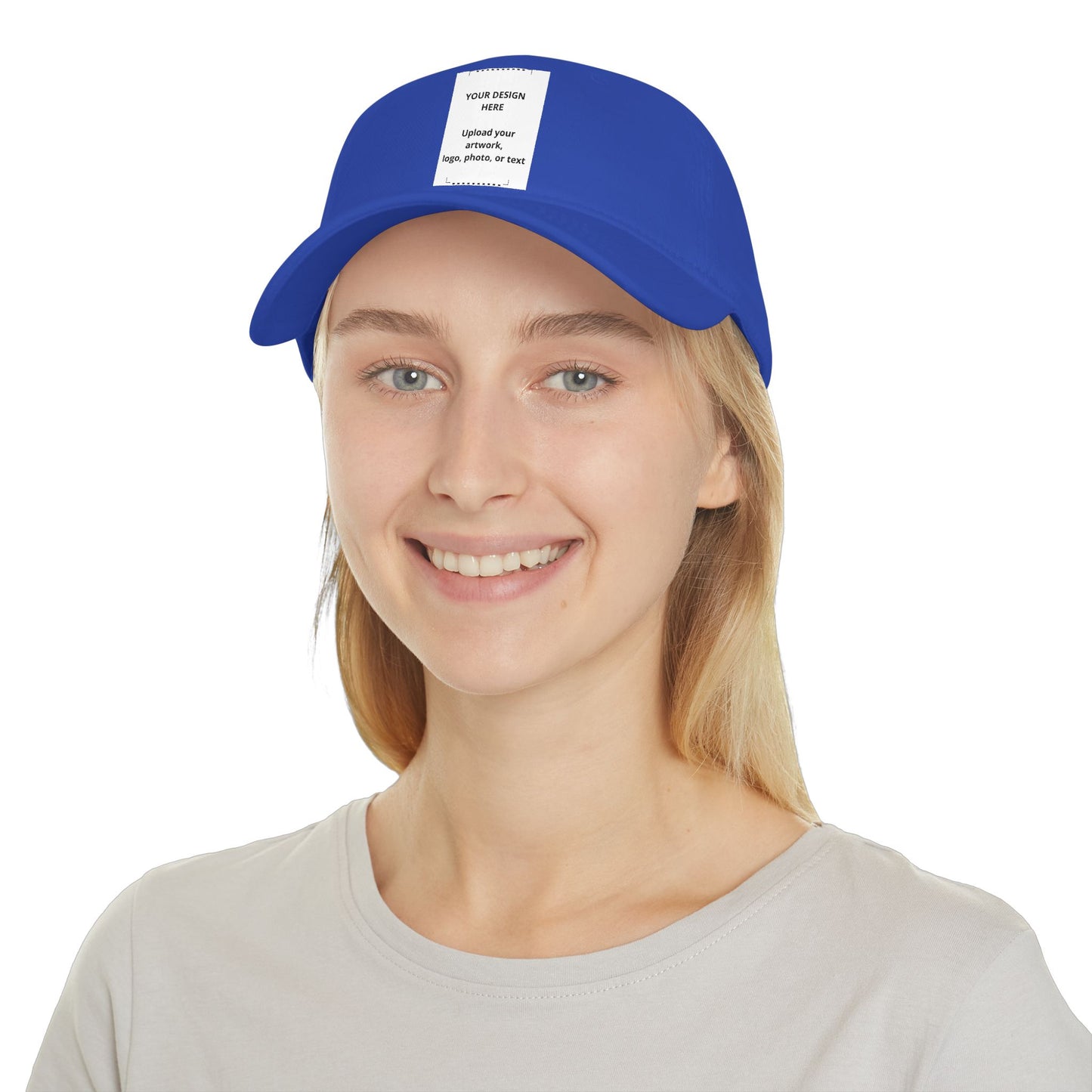 Custom Low Profile Baseball Cap — Personalized Embroidered Patch Hat