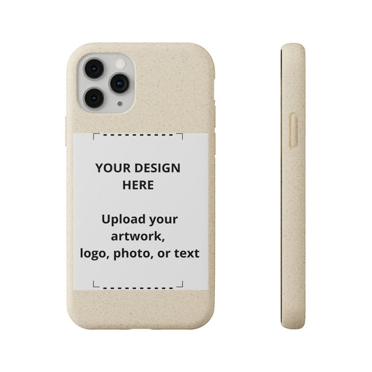 Biodegradable Custom Phone Case — Eco-Friendly Personalized iPhone Cover