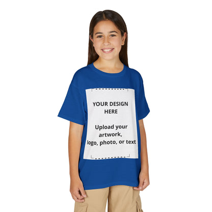 Youth T-Shirt — Customizable Youth DryBlend Tee (Upload Your Design)