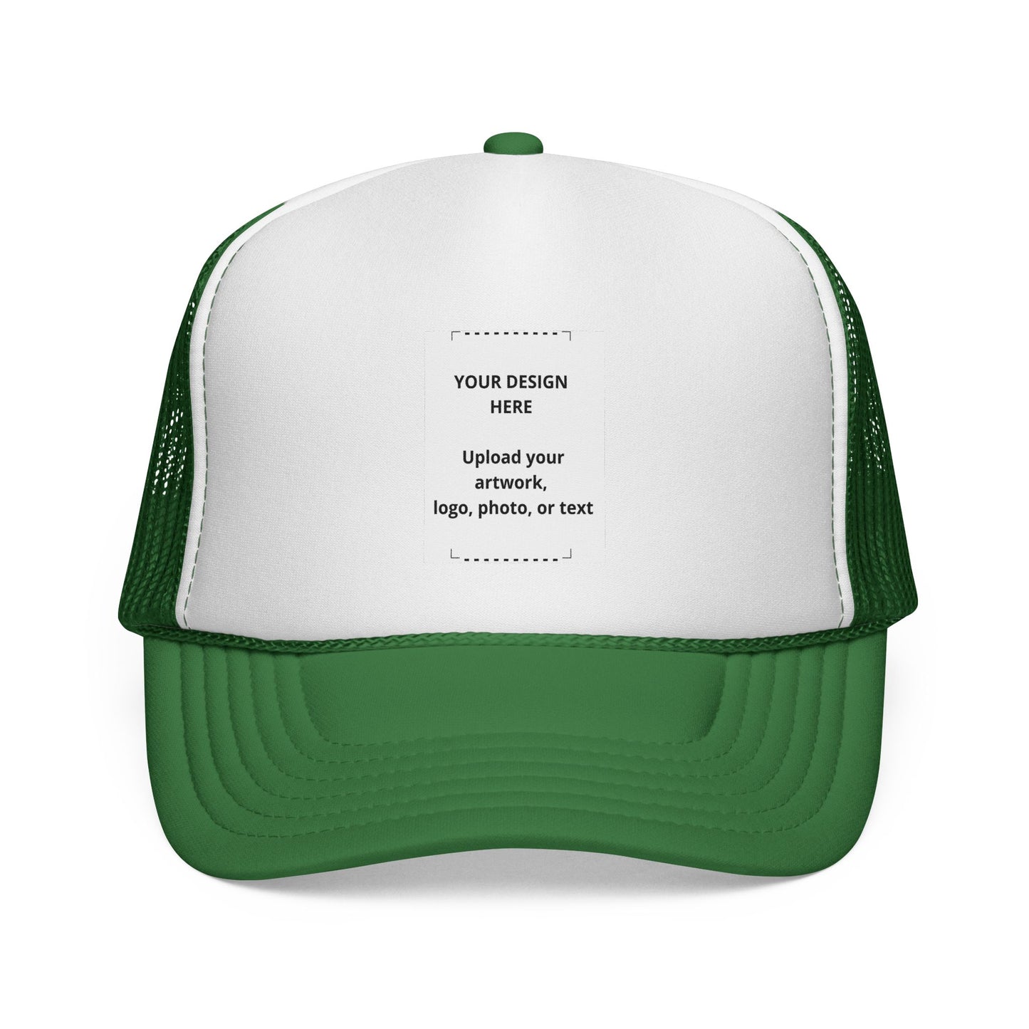 Custom Trucker Cap - Personalized Mesh Snapback Hat for Logos & Photos