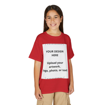 Youth T-Shirt — Customizable Youth DryBlend Tee (Upload Your Design)