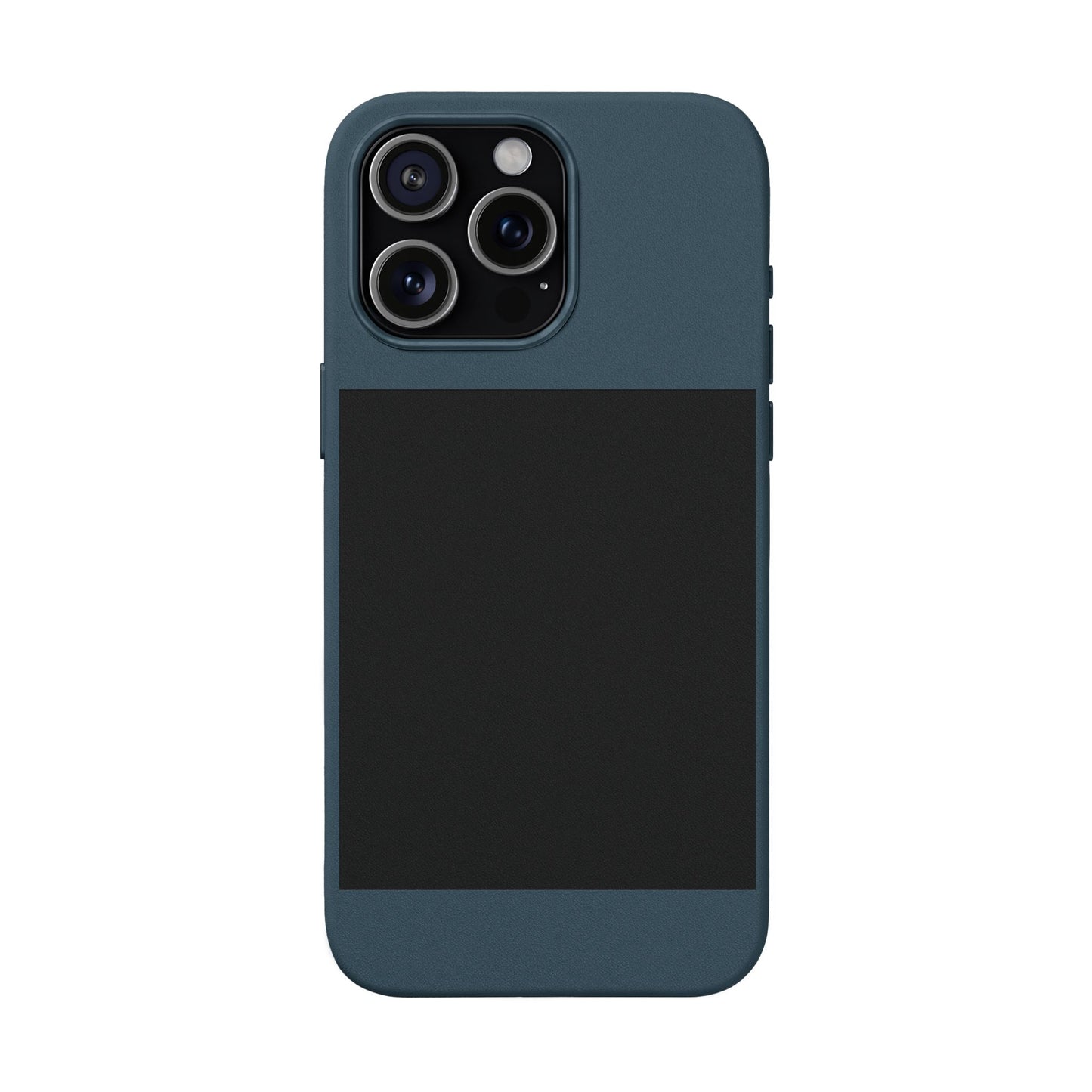 Engravable PU Leather Phone Case — Custom Minimalist Protective Cover