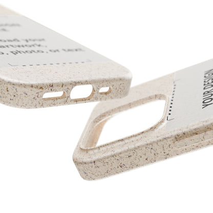 Biodegradable Custom Phone Case — Eco-Friendly Personalized iPhone Cover