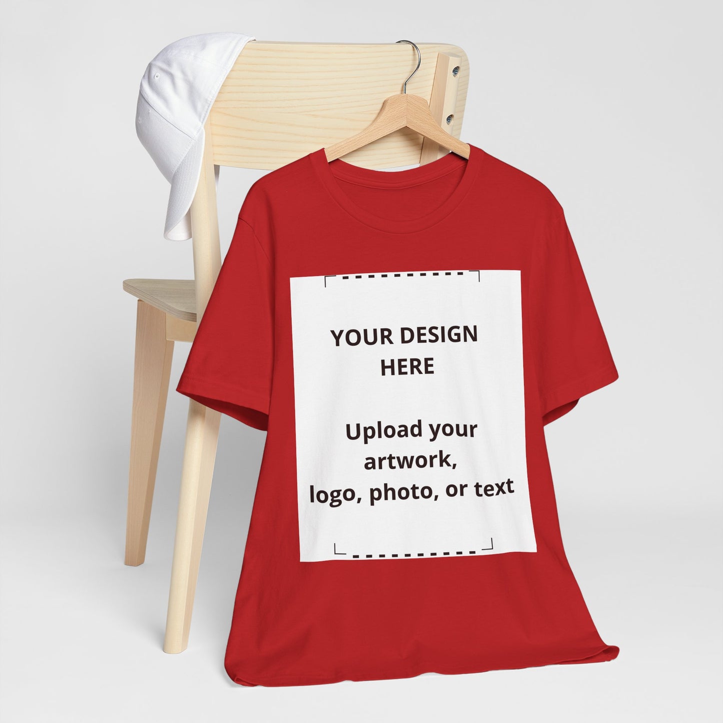 Custom Graphic T‑Shirt — Personalized Upload Tee (Add Your Design, Logo, Photo or Text)
