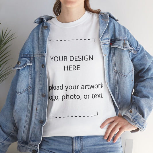 Customizable T‑Shirt — Upload Your Artwork, Logo or Text