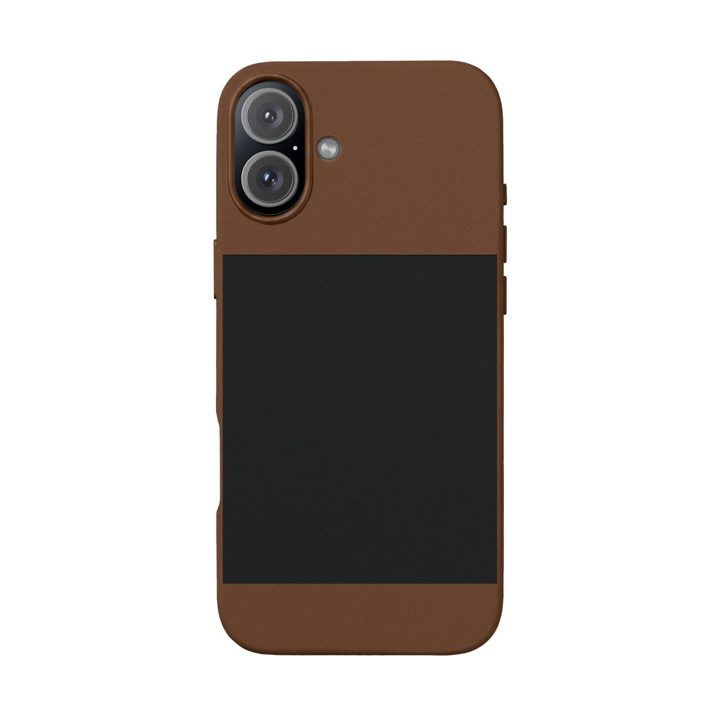 Engravable PU Leather Phone Case — Custom Minimalist Protective Cover