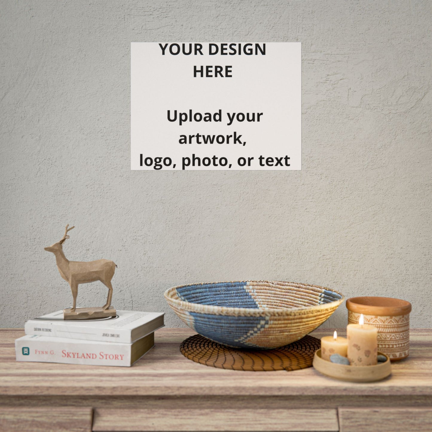 Custom Rolled Poster – Personalized Photo, Art & Text Print