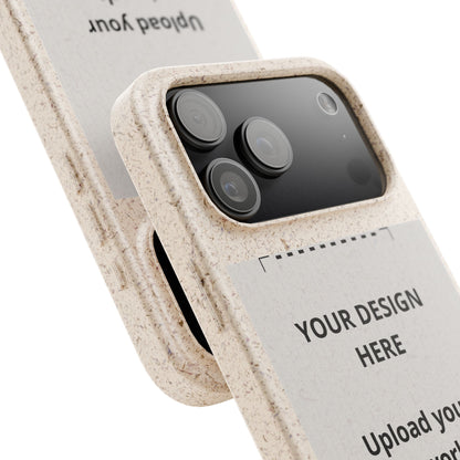 Biodegradable Custom Phone Case — Eco-Friendly Personalized iPhone Cover