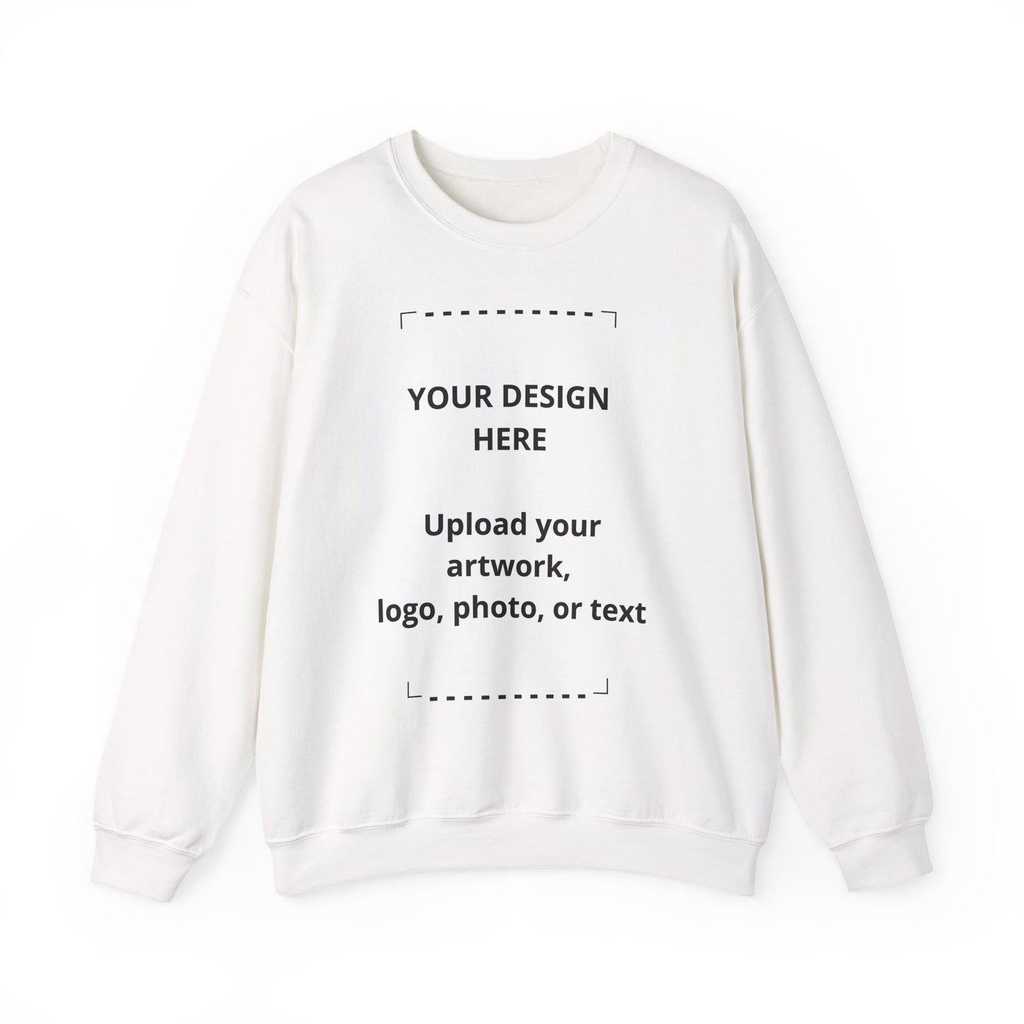 Crewneck Sweatshirt — Customizable Blank Design Template