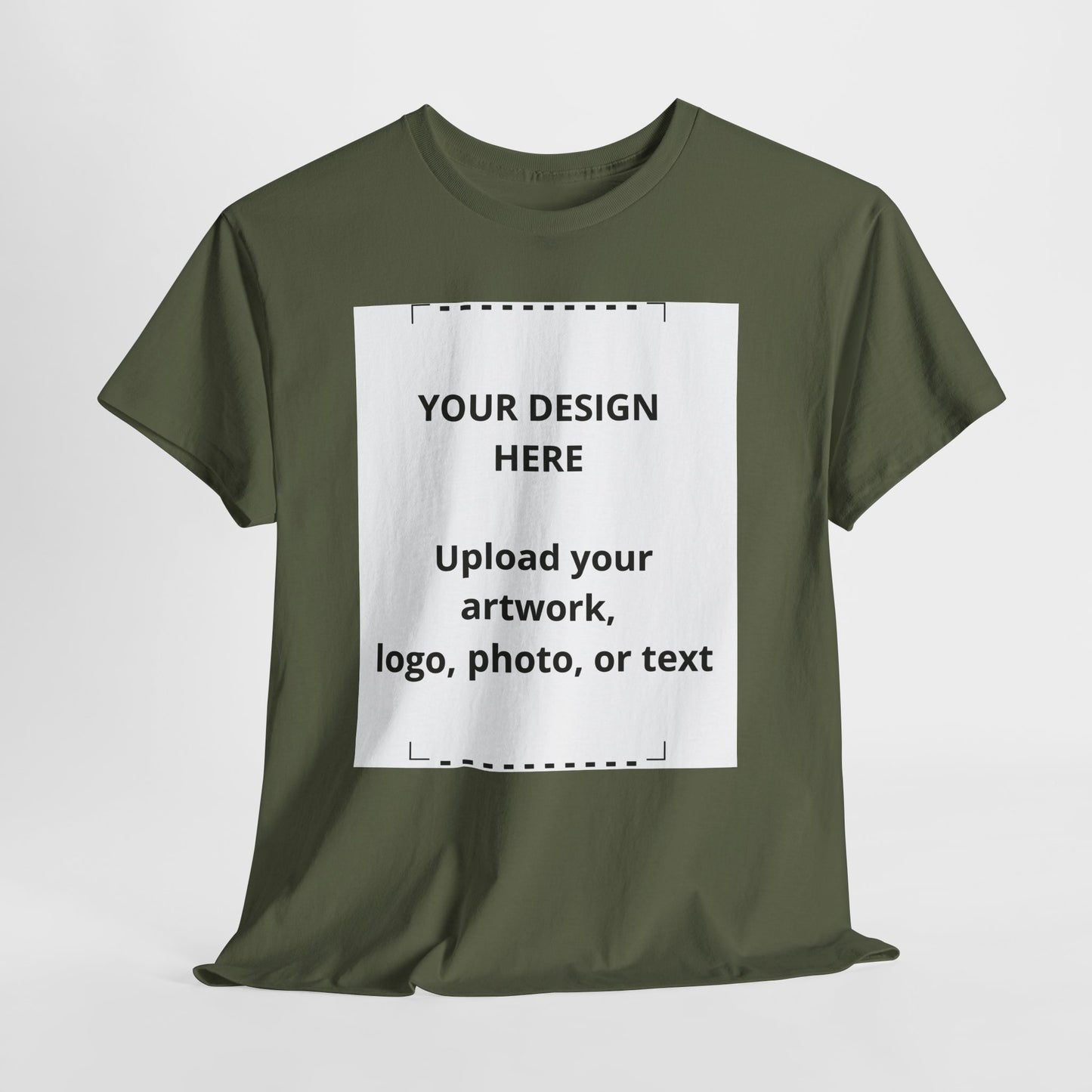 Customizable White T‑Shirt — Upload Your Design, Photo or Logo