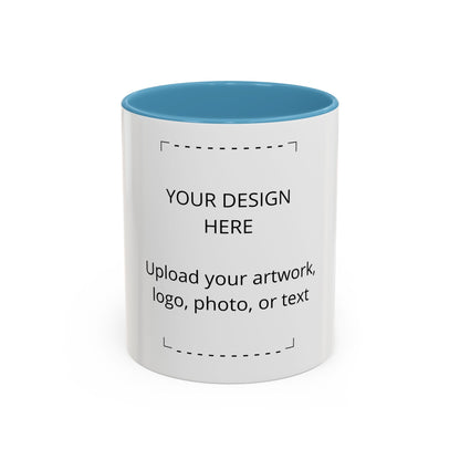 Accent Coffee Mug — Customizable Two-Tone 11/15oz Ceramic Mug