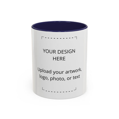 Accent Coffee Mug — Customizable Two-Tone 11/15oz Ceramic Mug