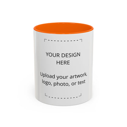 Accent Coffee Mug — Customizable Two-Tone 11/15oz Ceramic Mug