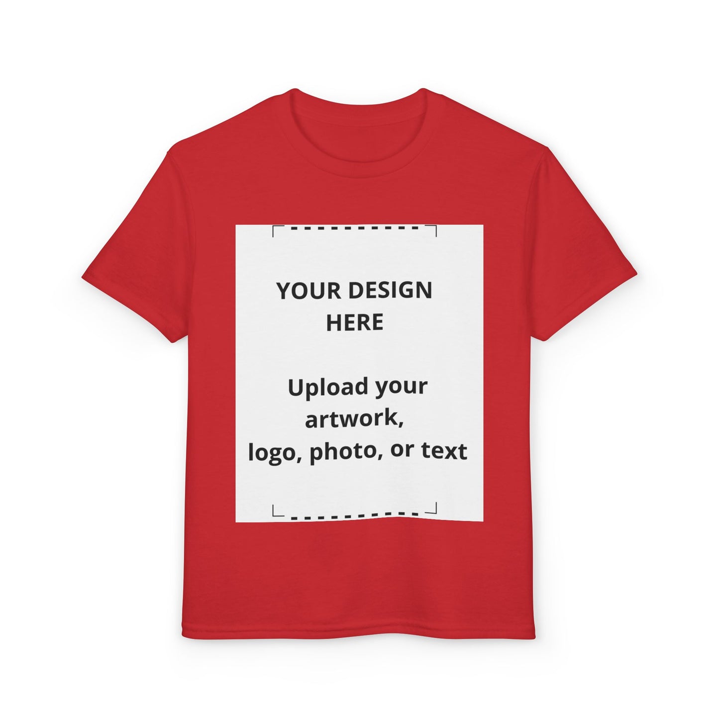 Youth T-Shirt — Customizable Youth DryBlend Tee (Upload Your Design)