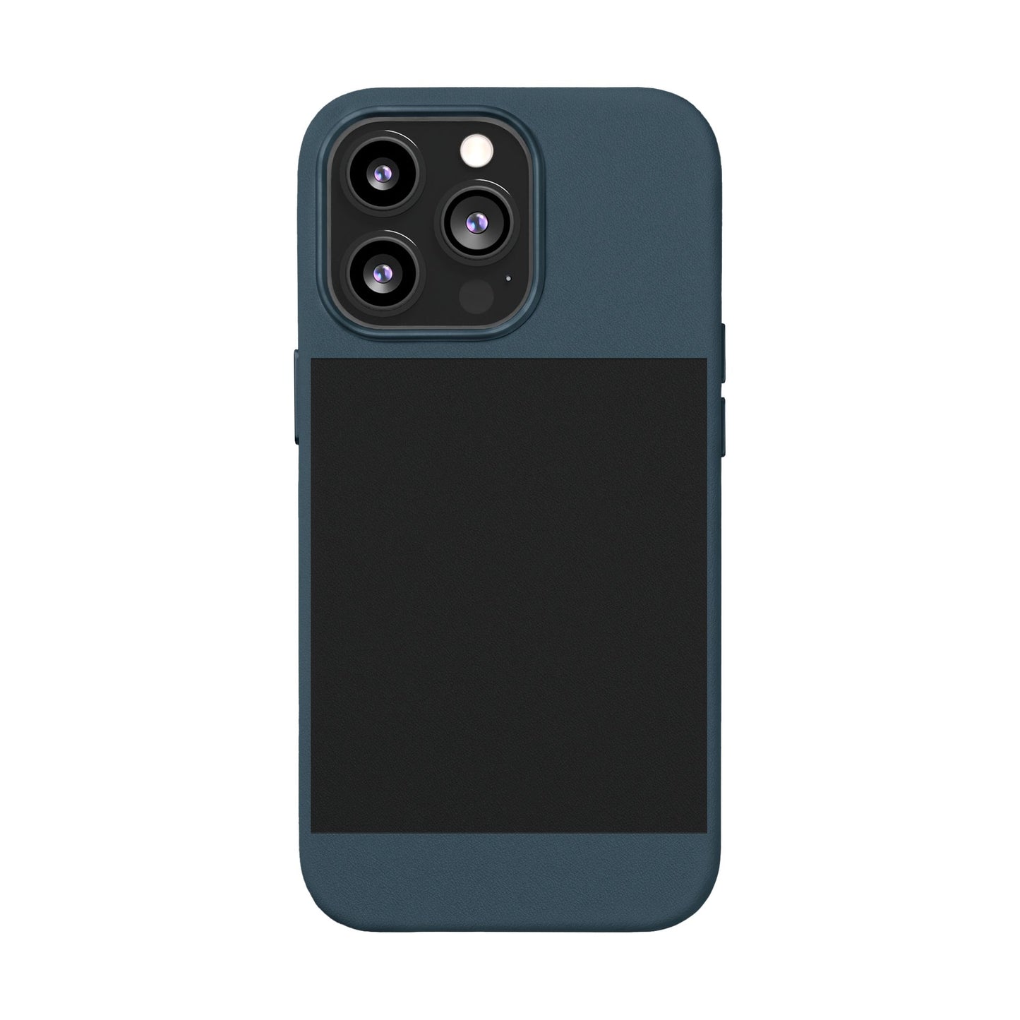 Engravable PU Leather Phone Case — Custom Minimalist Protective Cover