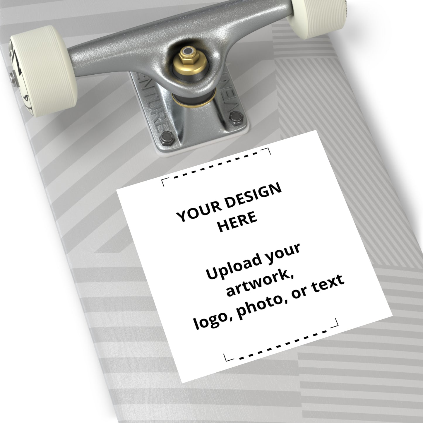 Custom Square Vinyl Stickers — Personalized Logo, Photo & Text Decals