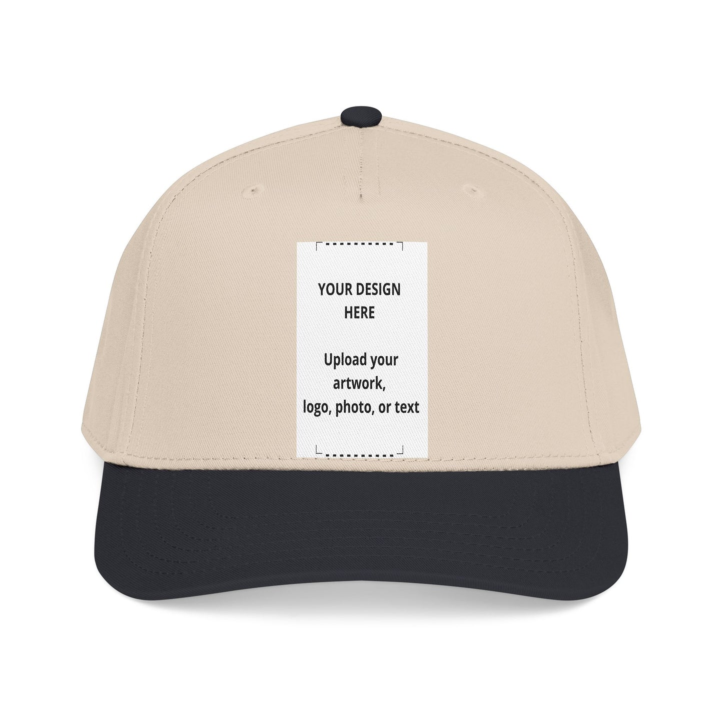 Custom Mid-Profile Baseball Cap — Personalized Embroidered Patch Hat