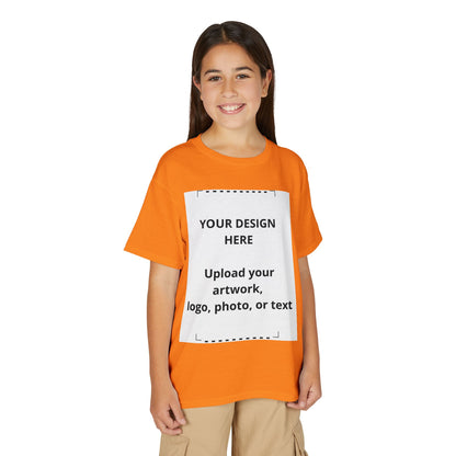 Youth T-Shirt — Customizable Youth DryBlend Tee (Upload Your Design)