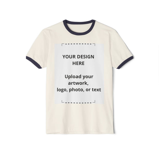 Retro Ringer T-Shirt — Customizable Vintage Style Tee