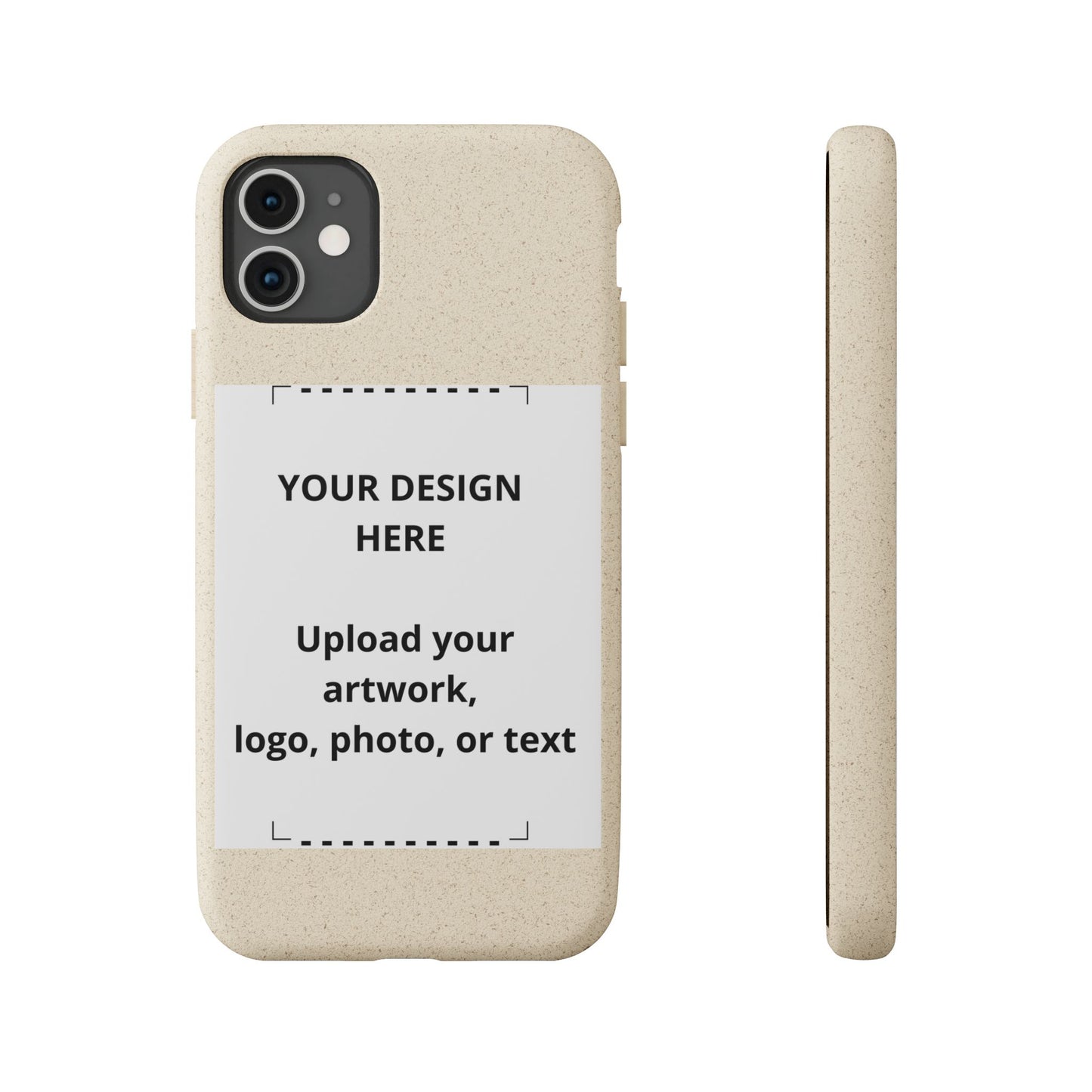 Biodegradable Custom Phone Case — Eco-Friendly Personalized iPhone Cover