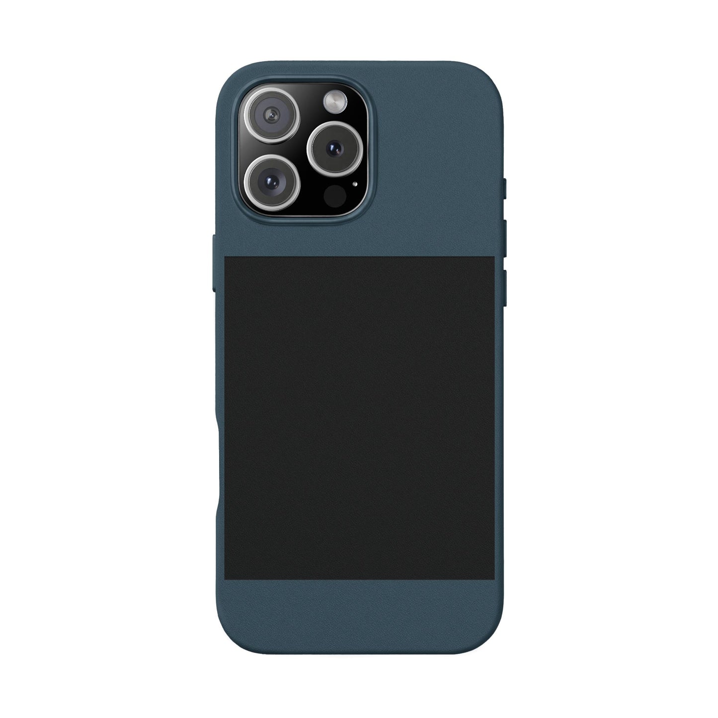 Engravable PU Leather Phone Case — Custom Minimalist Protective Cover
