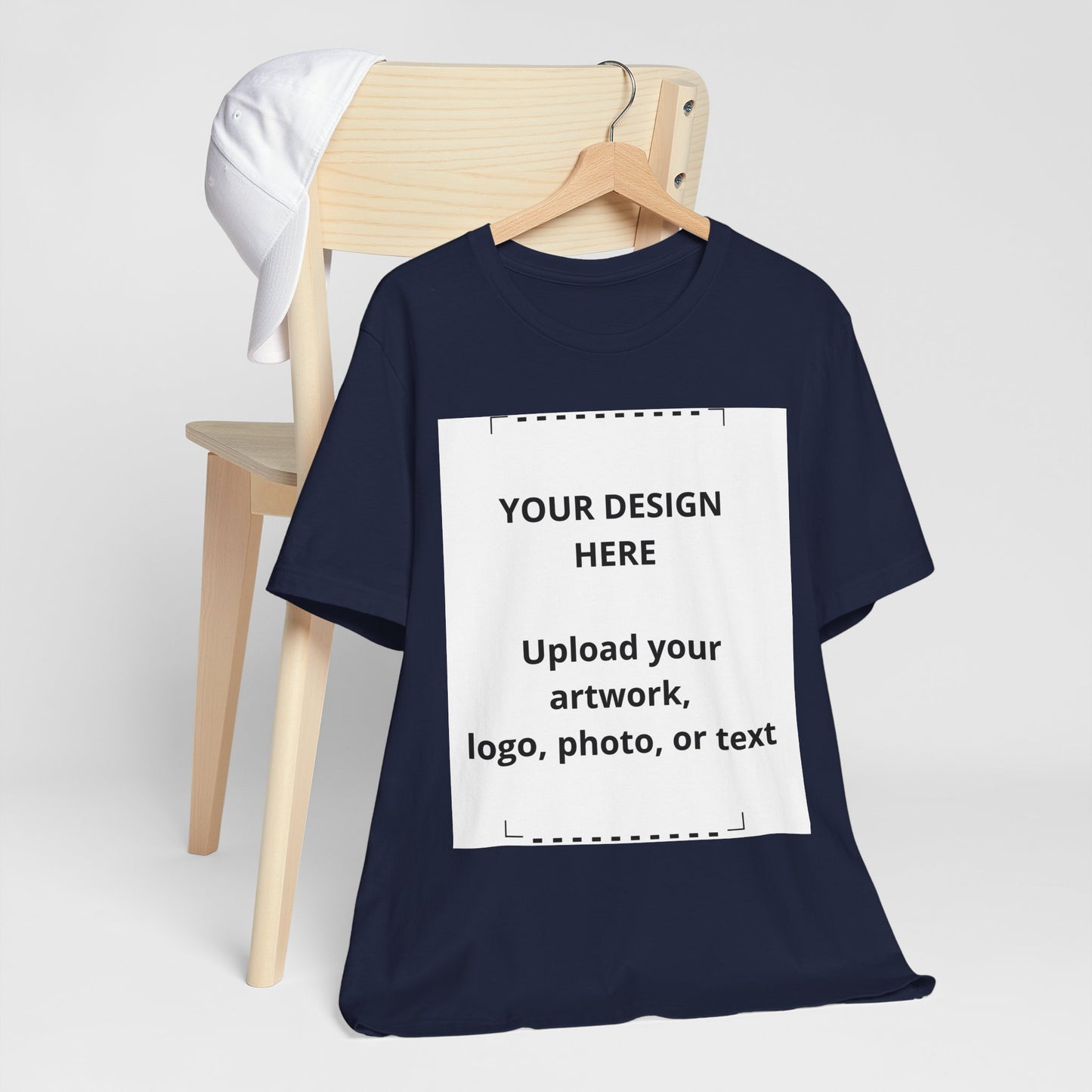 Custom Graphic T‑Shirt — Personalized Upload Tee (Add Your Design, Logo, Photo or Text)