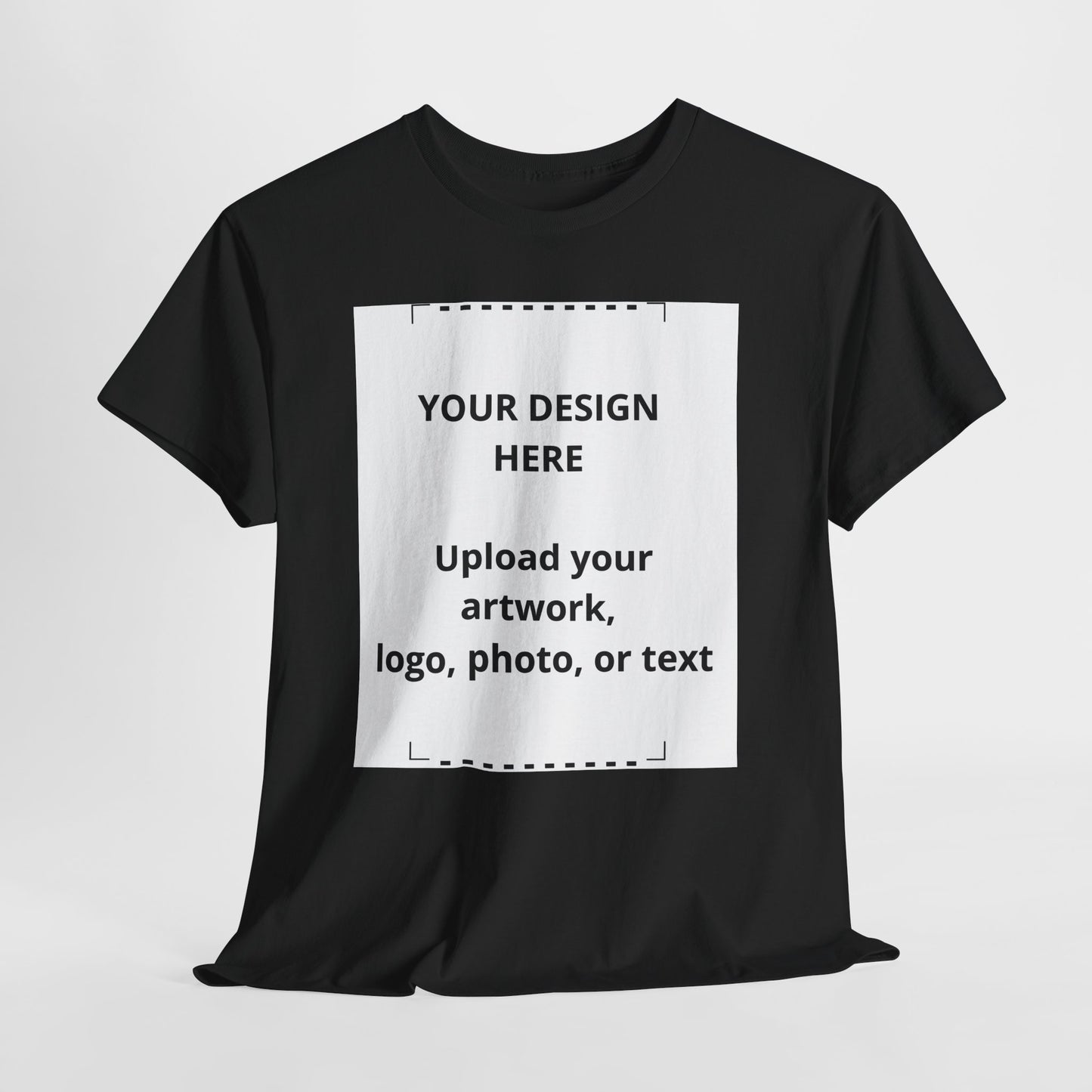 Customizable White T‑Shirt — Upload Your Design, Photo or Logo