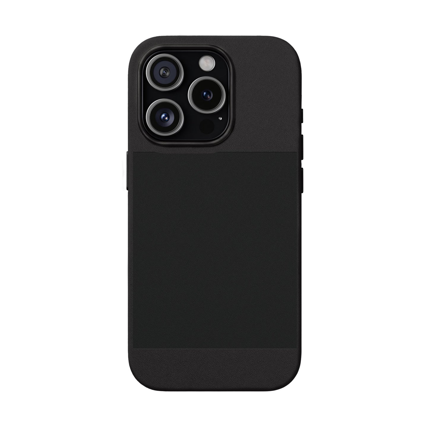 Engravable PU Leather Phone Case — Custom Minimalist Protective Cover