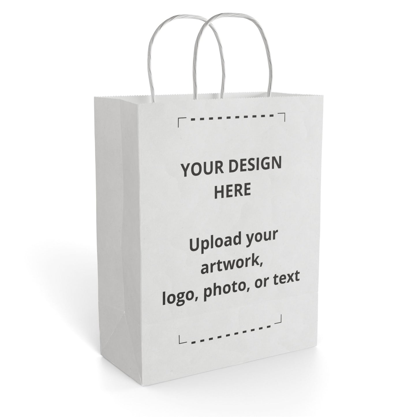 Custom Paper Gift Bag — Personalized Logo & Photo Tote for Events, Retail, Weddings