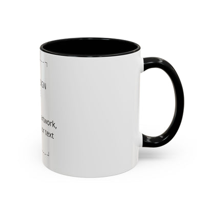 Accent Coffee Mug — Customizable Two-Tone 11/15oz Ceramic Mug